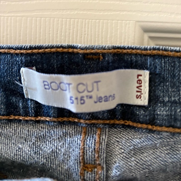 515 Levi's Denim Boot Cut Jeans - Picture 3 of 7